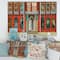 Designart - Red Facade of Shop In Paris II - French Country Canvas Wall Art Print